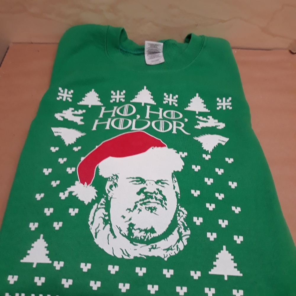 Hodor men's 2XL Christmas Sweater Game of Thrones